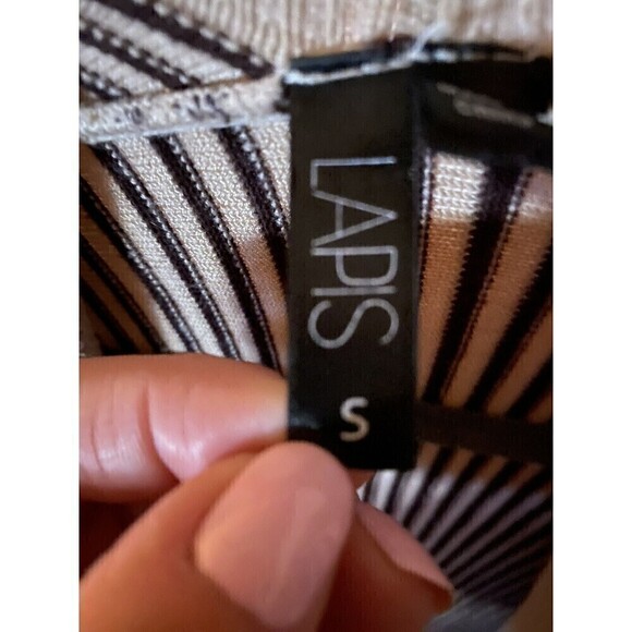 Women’s Small Sweater Multi-Color Open Front Lapis Brand Clothing - Picture 3 of 4